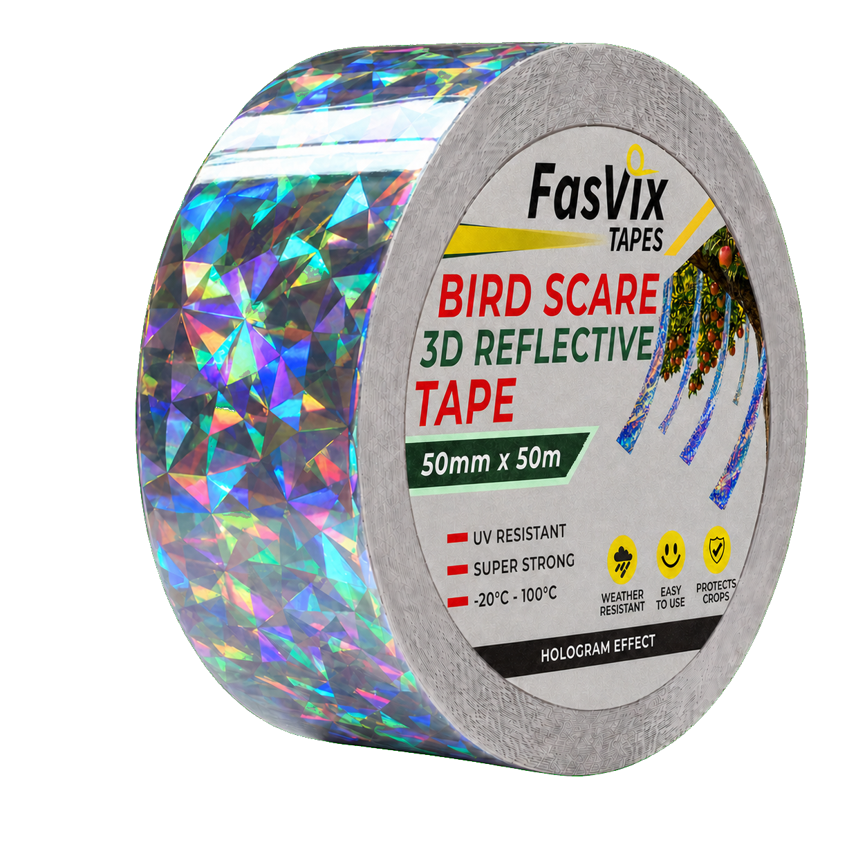 Bird-Scare Reflective Tape