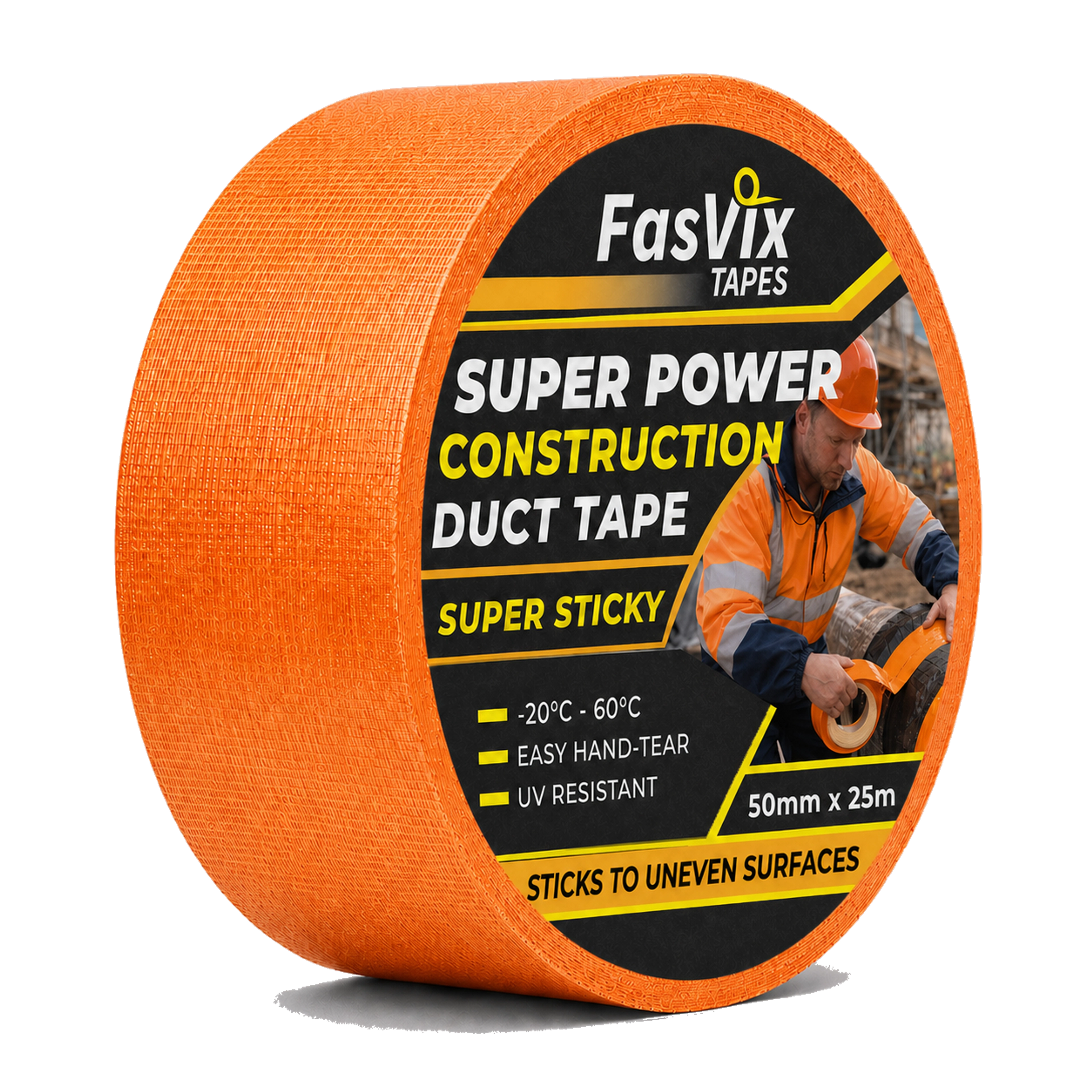 PE-Backed Construction Tape