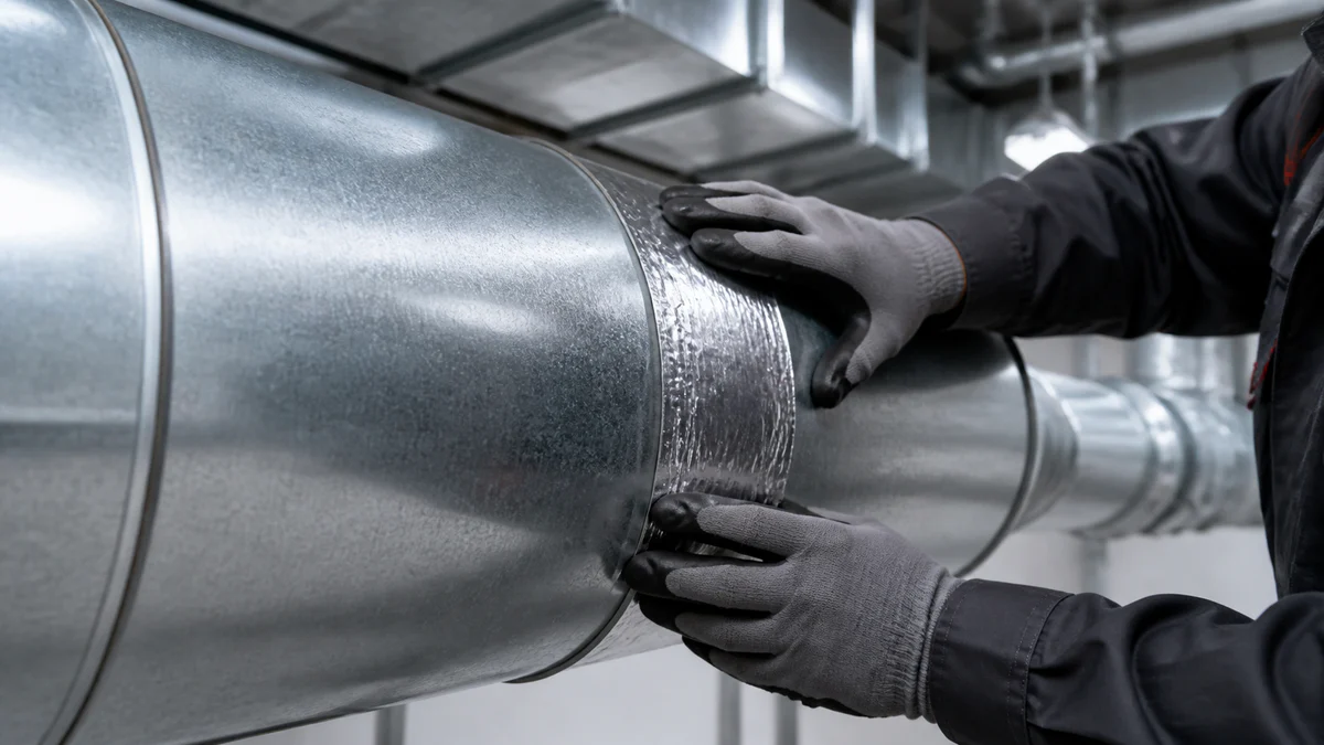 HVAC duct seams
