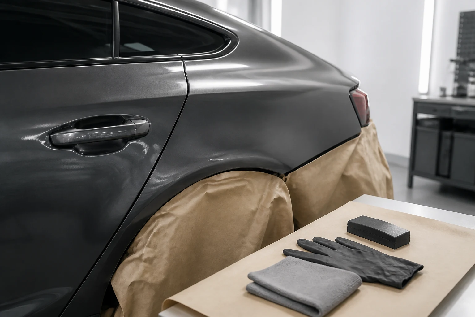 Vehicle-panel preparation