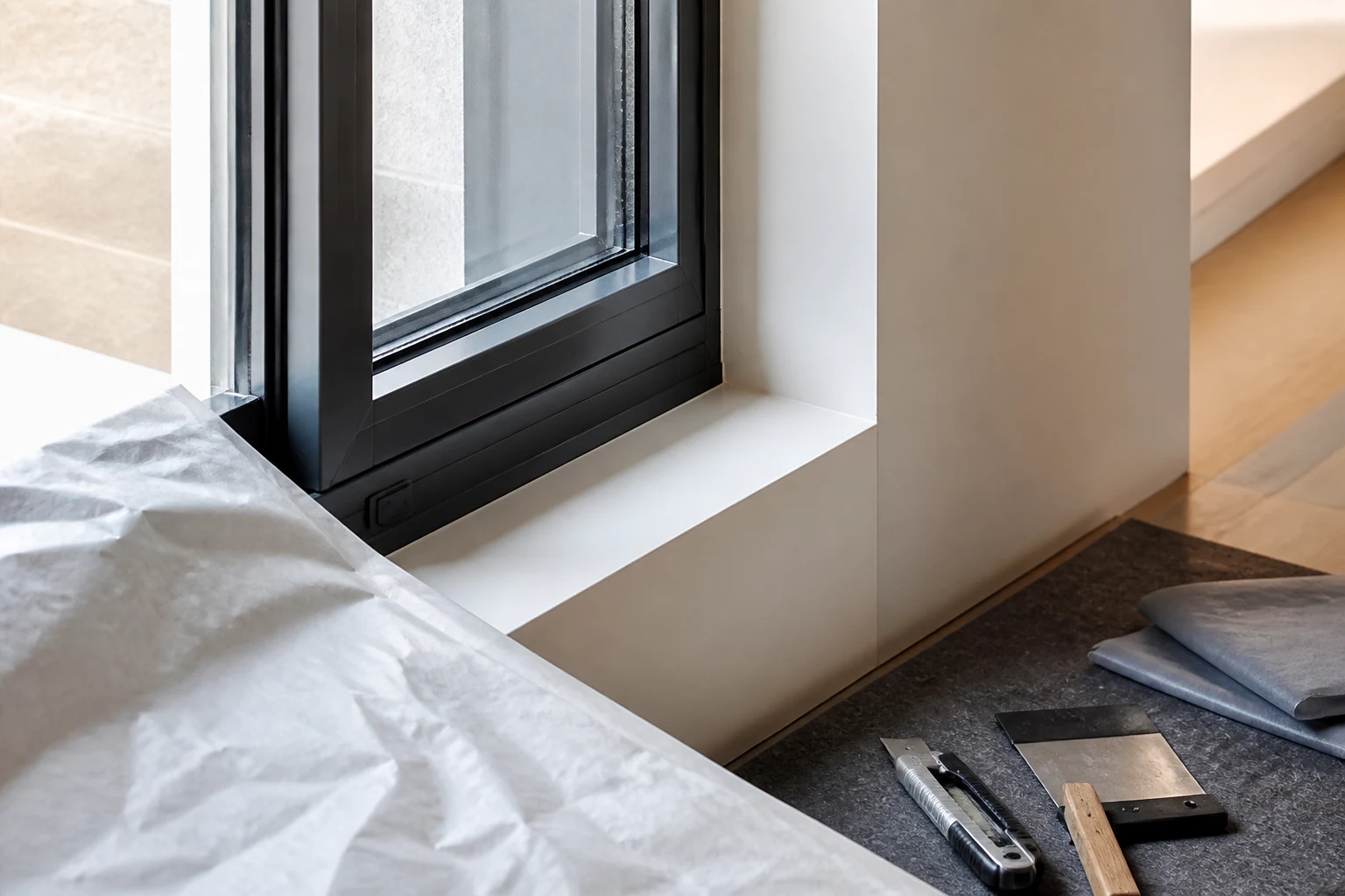 Window-frame preparation