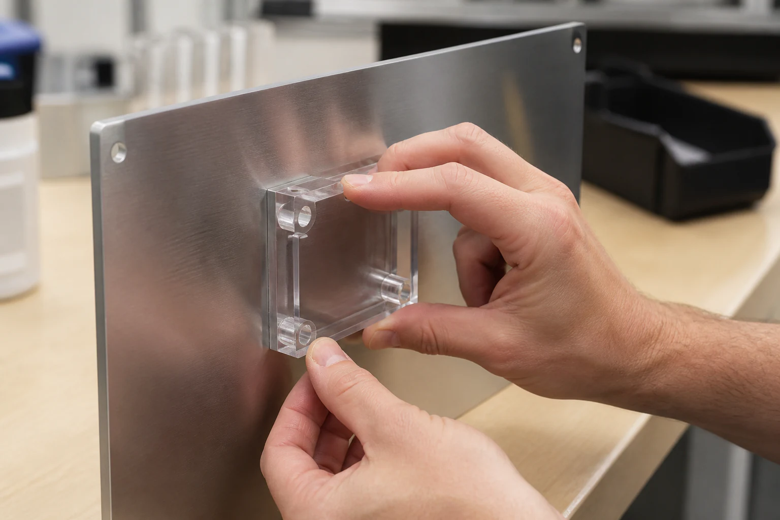 Smooth material bonding