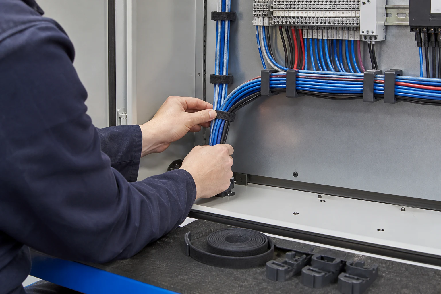 Electrical cabinet routing