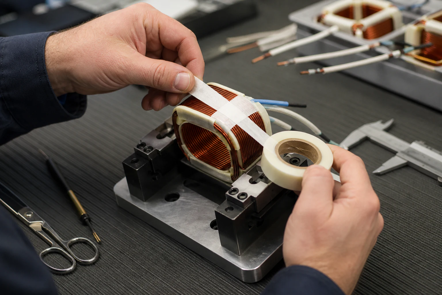 Coil and winding preparation