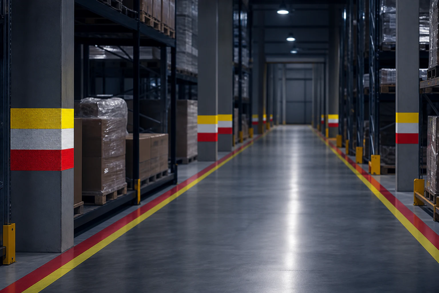 Warehouse route cues