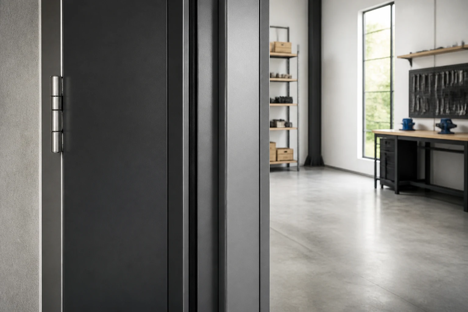 Workshop doors
