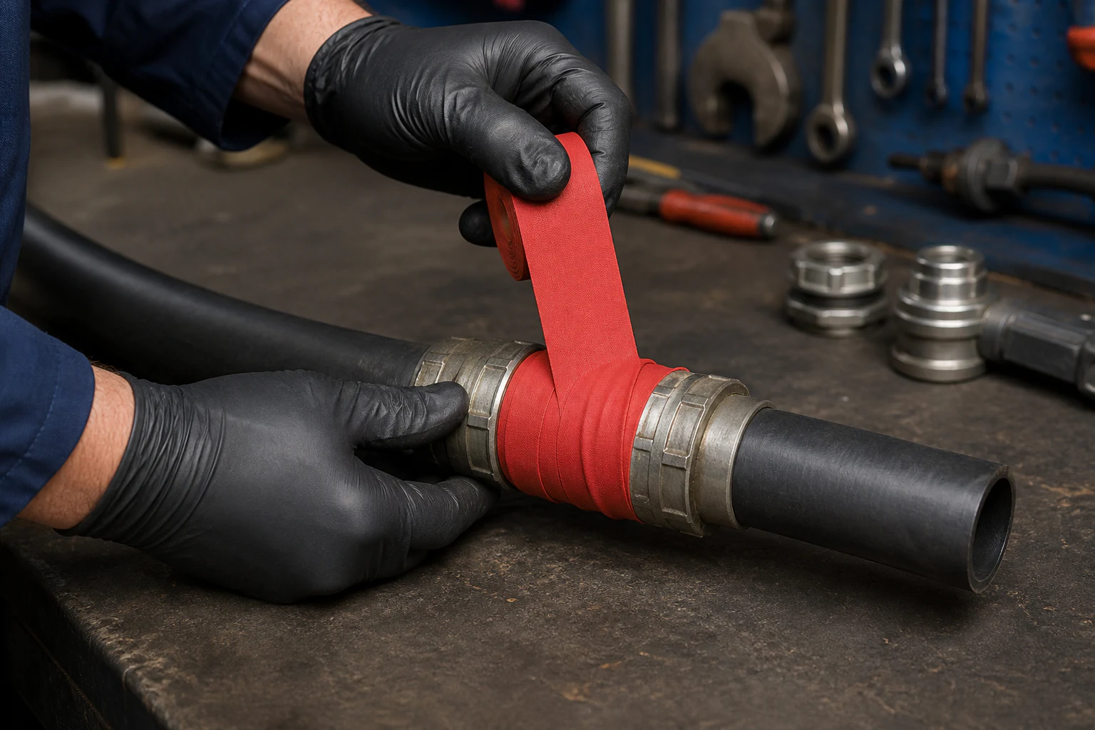Dry hose couplings