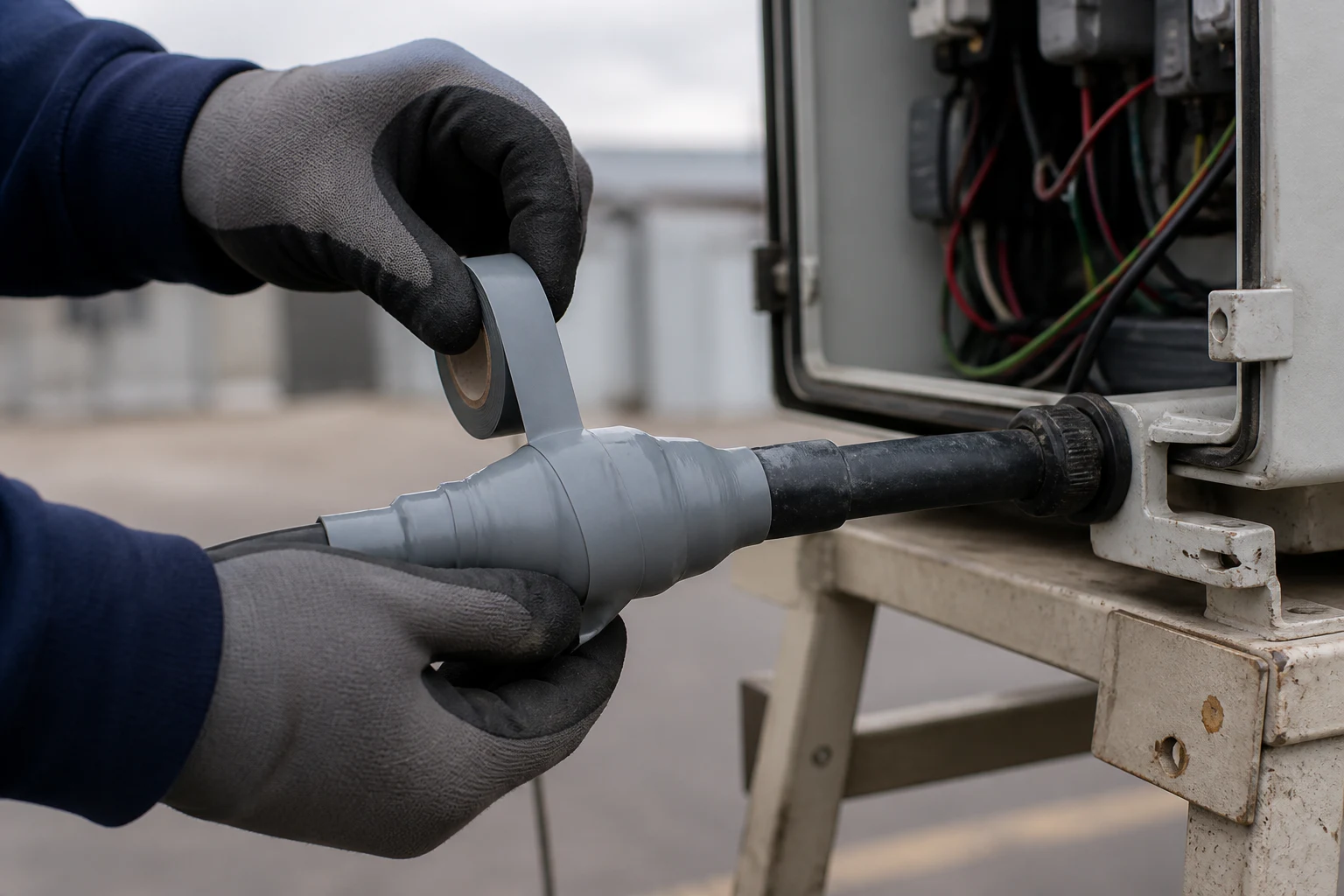 Outdoor cable entries