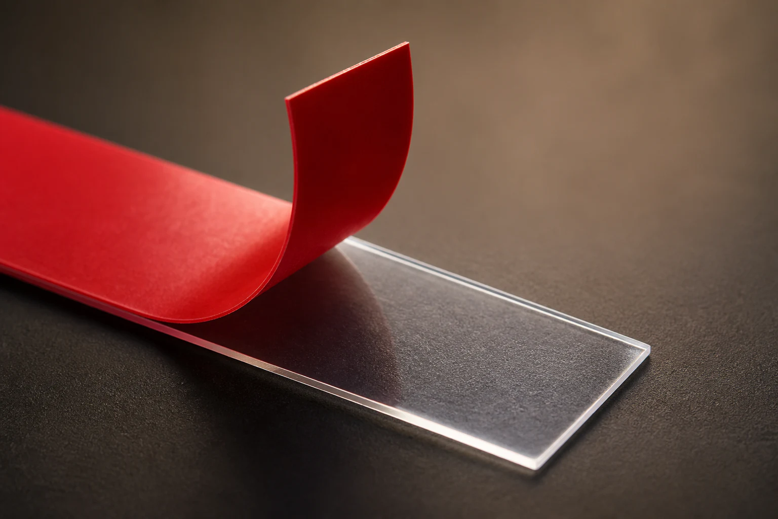 Layer diagram of the double-sided tape construction