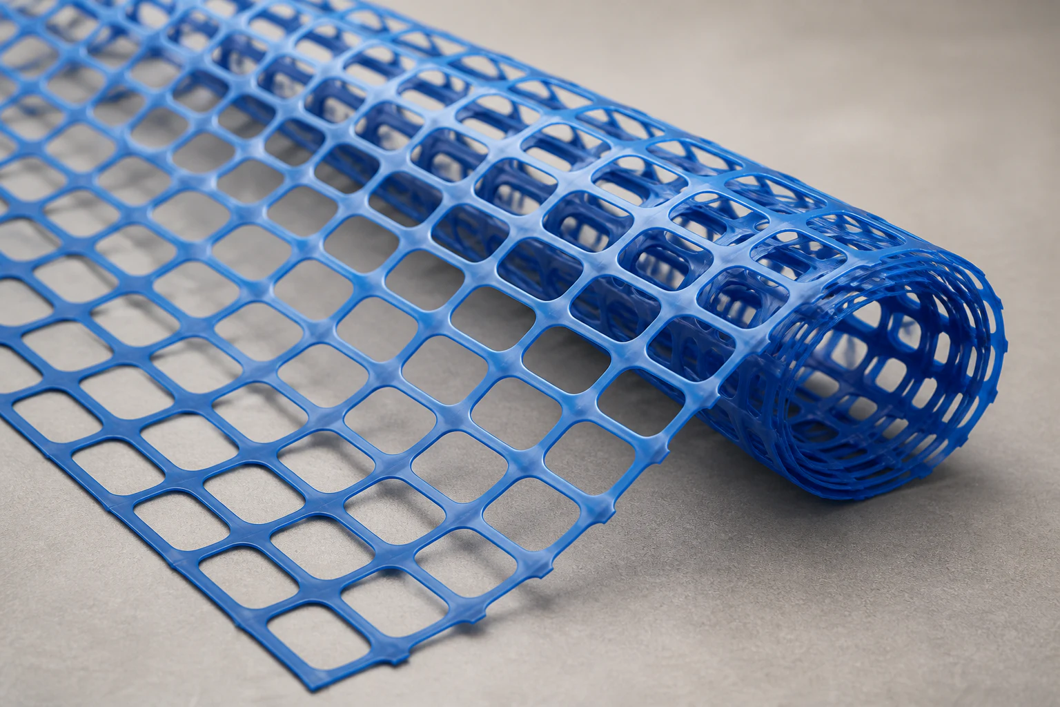 Plastic Safety Barrier Mesh: material detail illustration