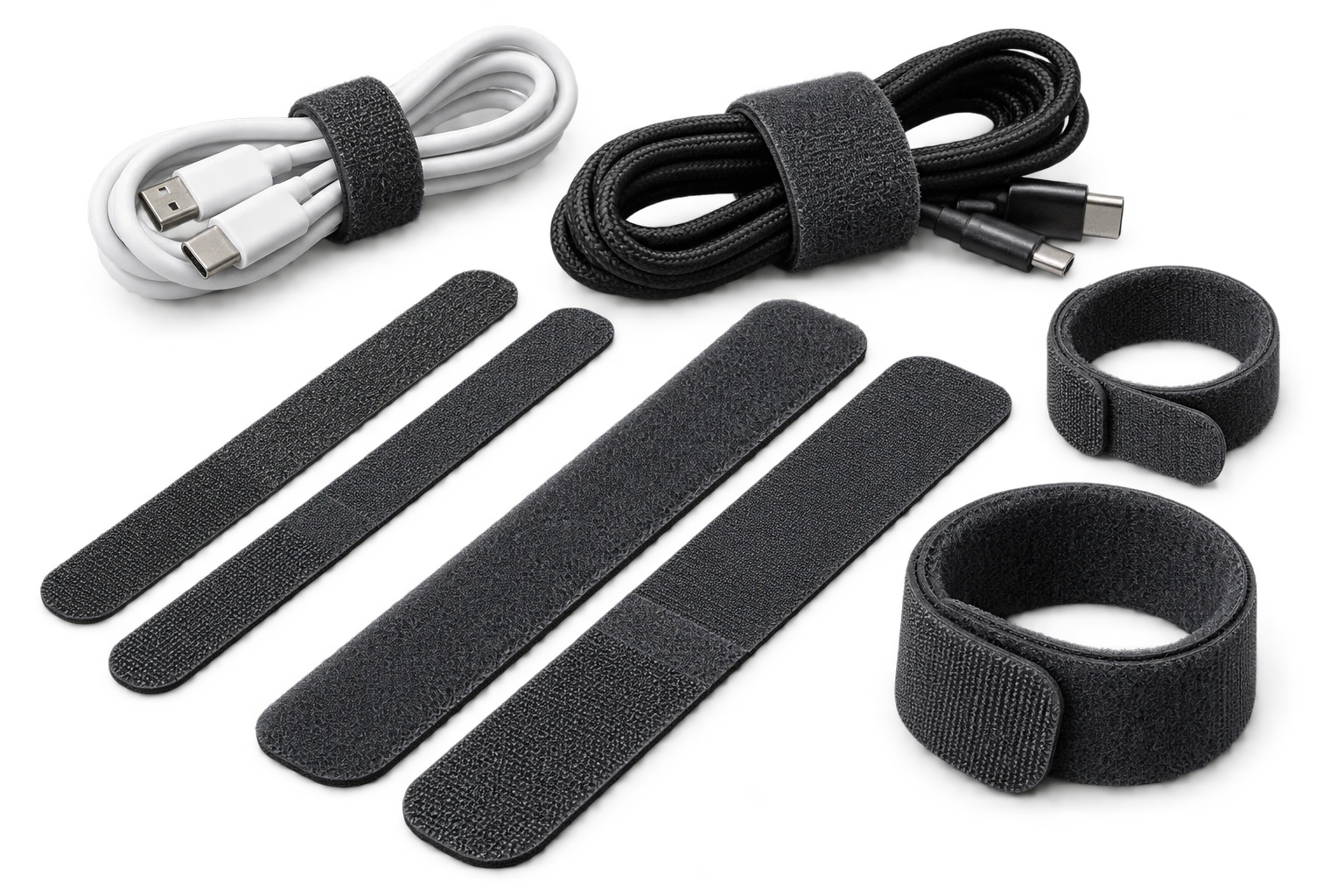 Reusable Hook-and-Loop Cable Straps