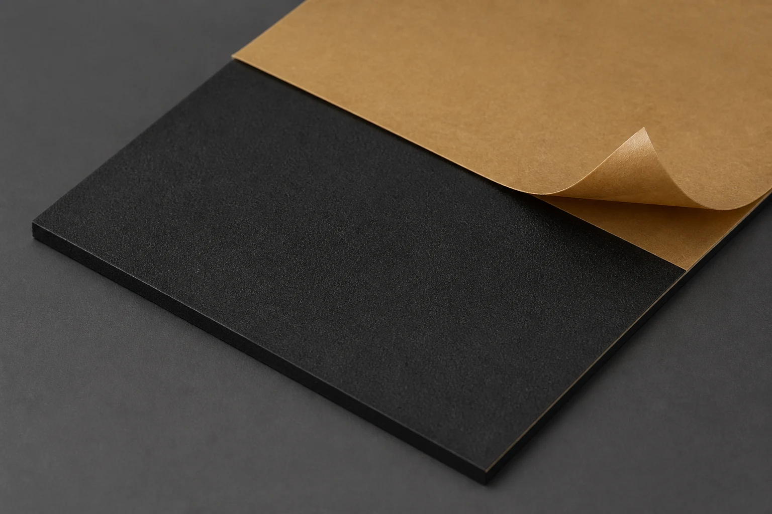 Self-Adhesive EPDM Foam Profile: material detail illustration